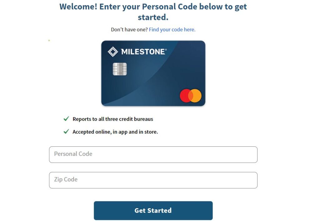 MilestoneApply.com - Personal Code - Milestone Mail Offer Apply - MilestoneApply.com