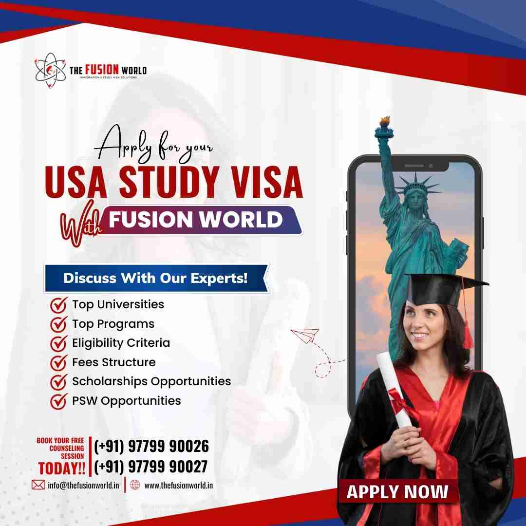 Best USA Study Visa Consultants In Punjab - Fusion World
