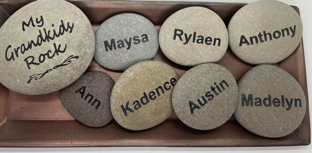 Symbolic Stones: Engraved Names On Rocks