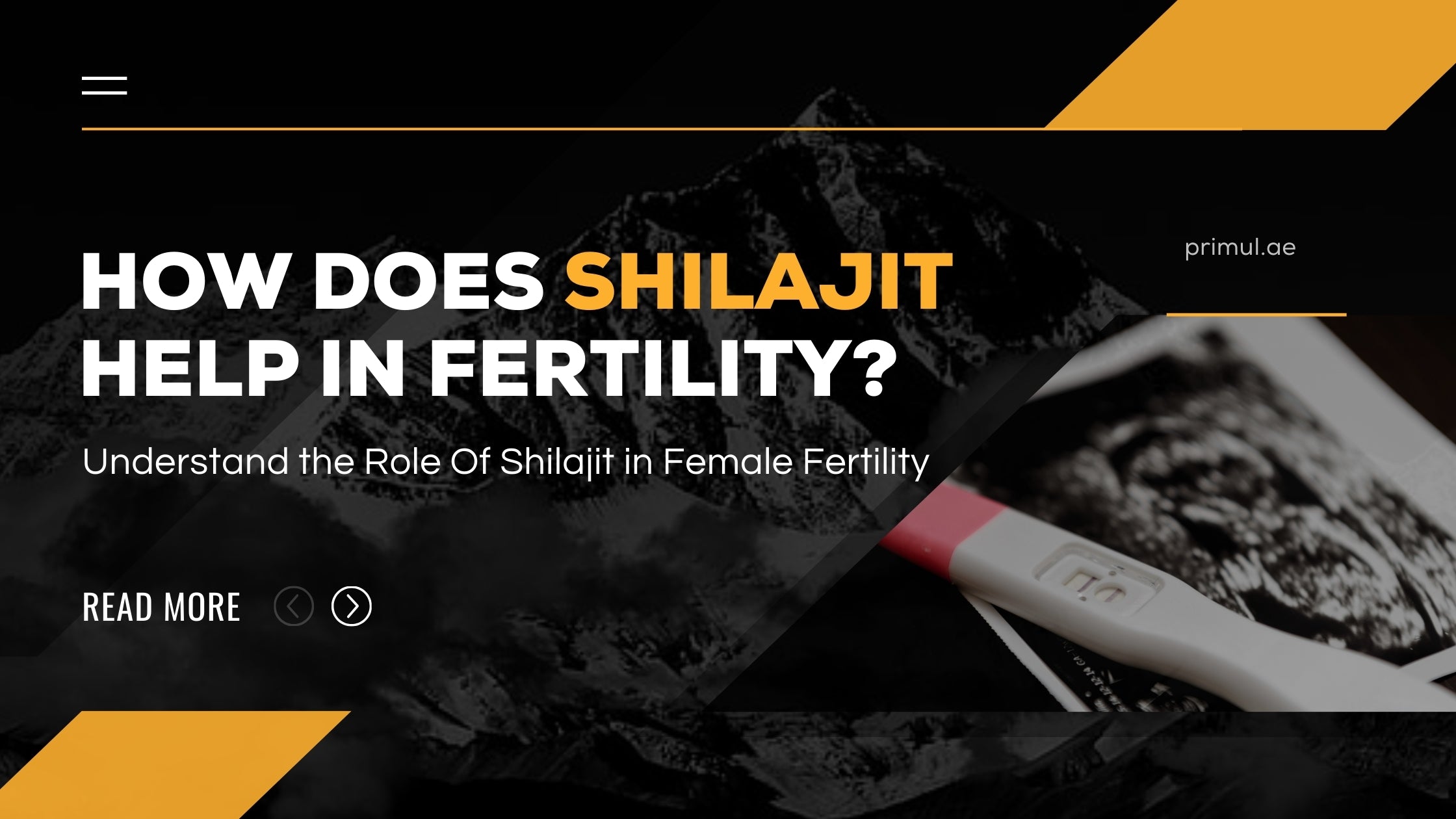Shilajit For Female Fertility
