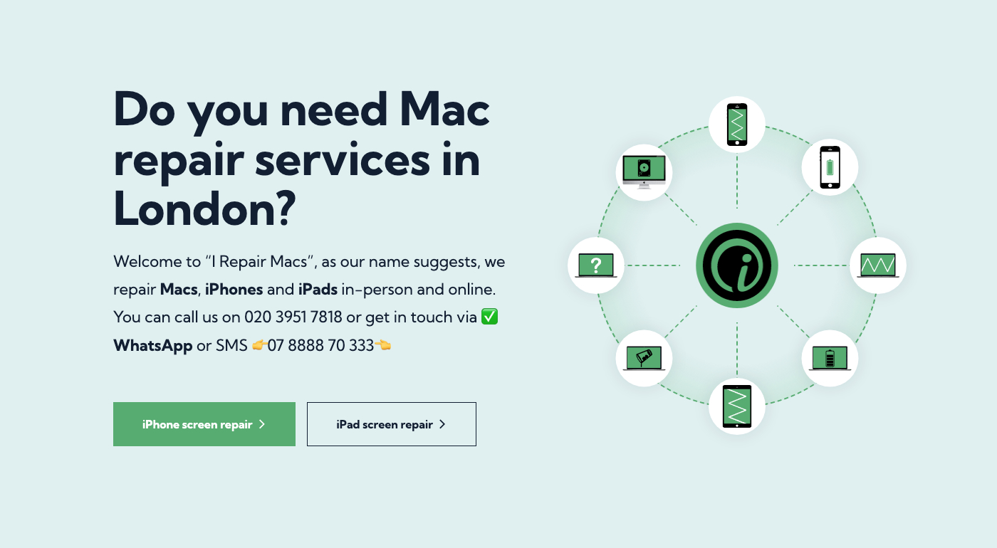 Mac Screen Repair: MacBook Screen Repair Service in London - I Repair Macs
