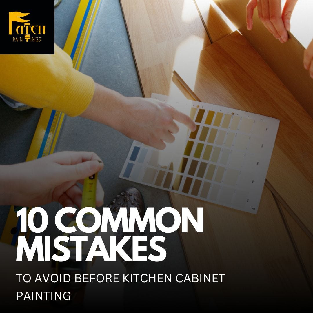 Kitchen Cabinet Painting Calgary : 10 Common Mistakes in 2024