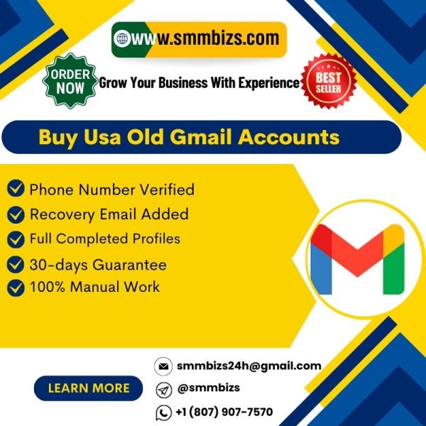 Buy USA Old Gmail Accounts - SMM BIZS is your Trusted Business Partner