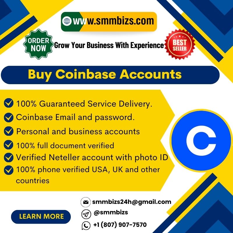 Buy Coinbase Accounts - SMM BIZS is your Trusted Business Partner