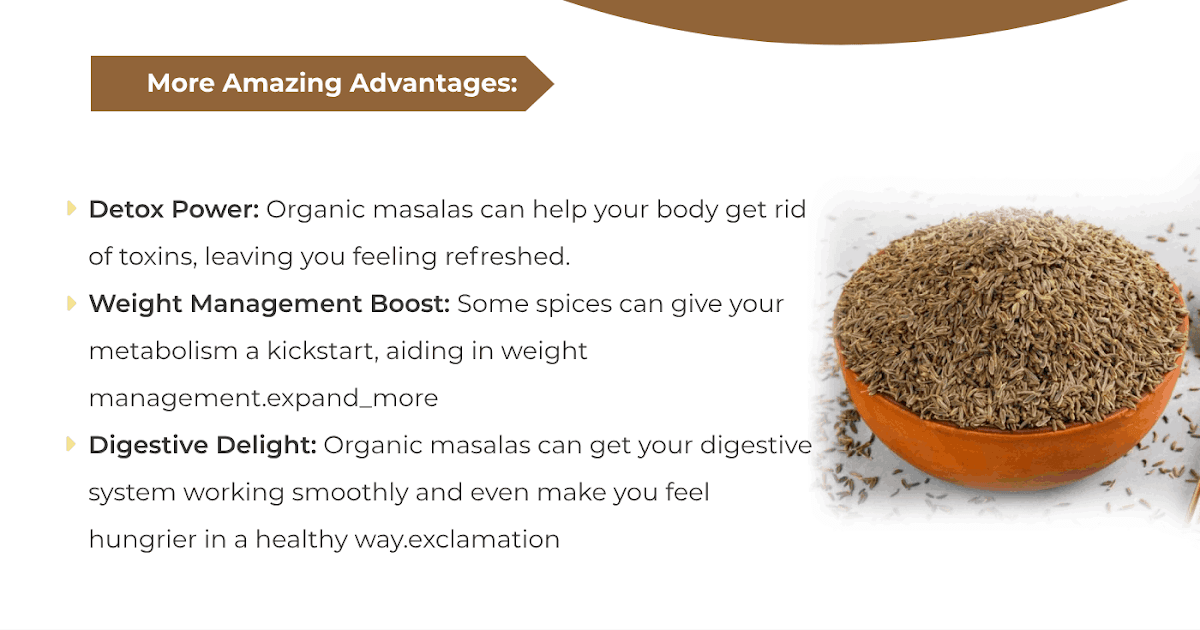 Discover the Benefits: Organic Masala’s Healthy Twist