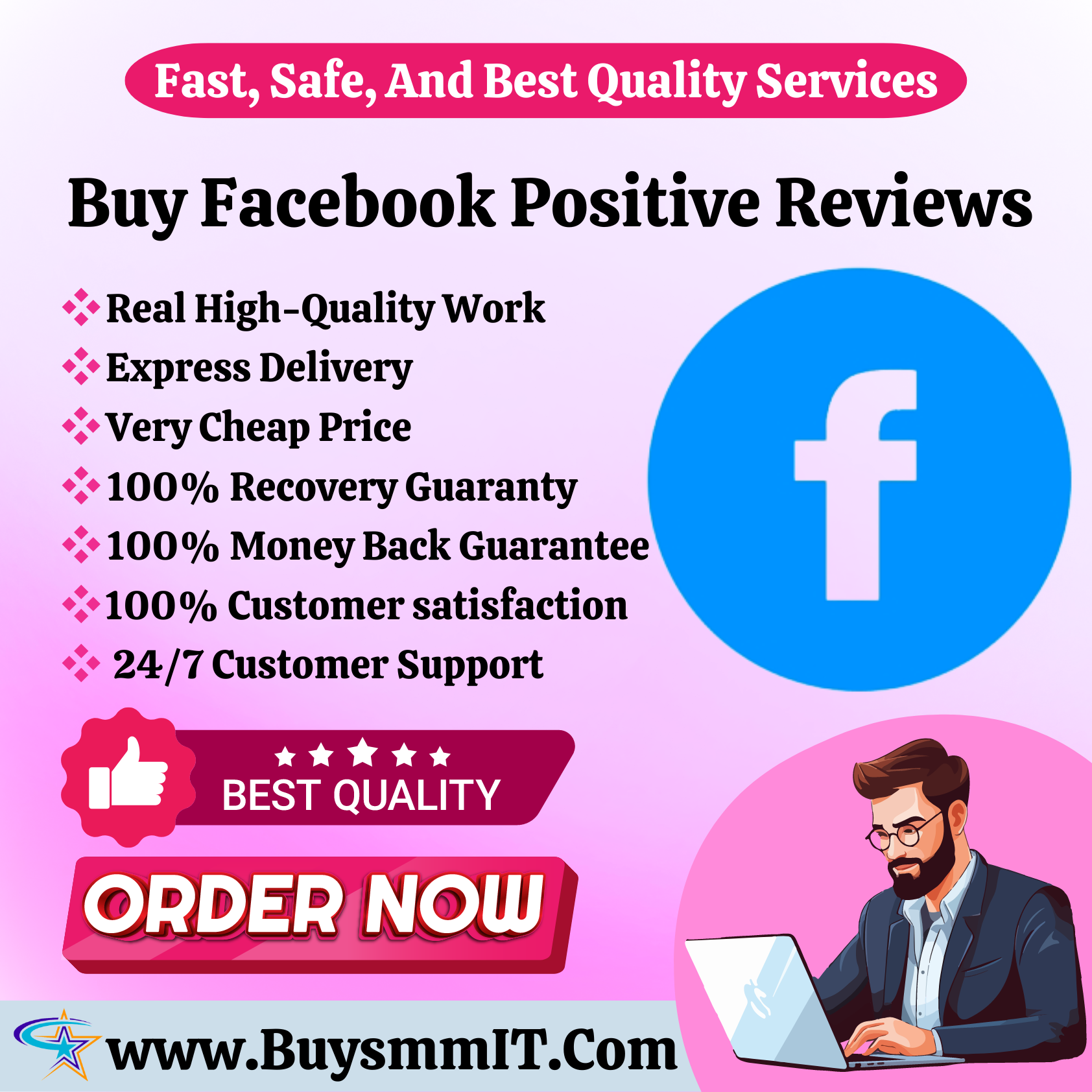 Buy Facebook Positive Reviews 100% Genuine and Real-Looking ...