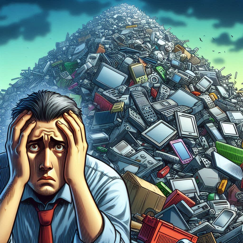 El preocupante crecimiento de los residuos electrónicos en la sociedad actual -