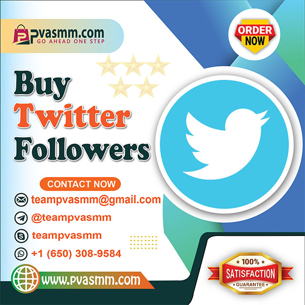Buy Twitter Followers - 100% Real, Active and Manual