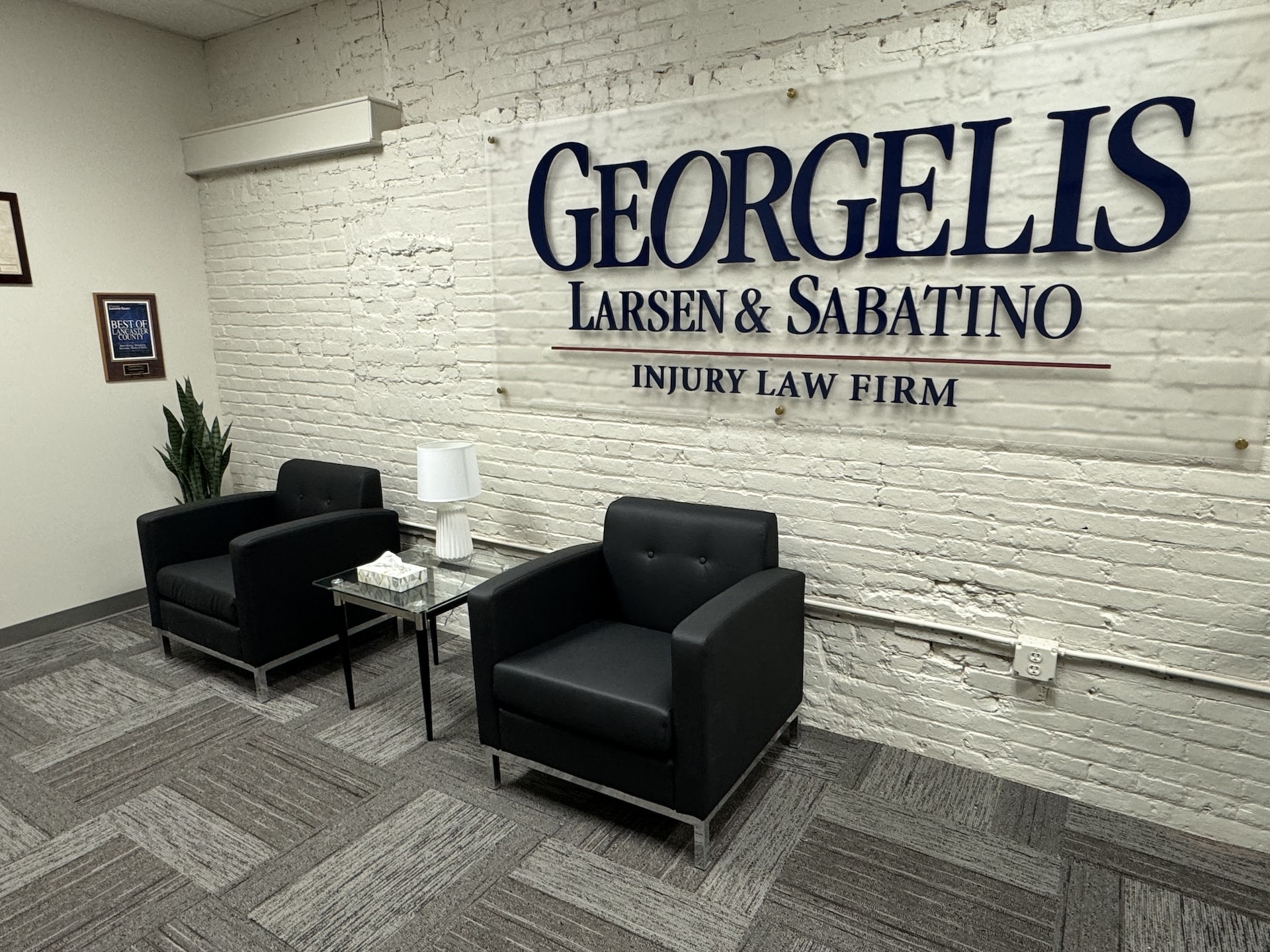 Exciting News: Our New Office in the Heart of Lancaster City, Pennsylvania is Now Open to Better Serve You! - Georgelis, Larsen & Sabatino Injury Law Firm