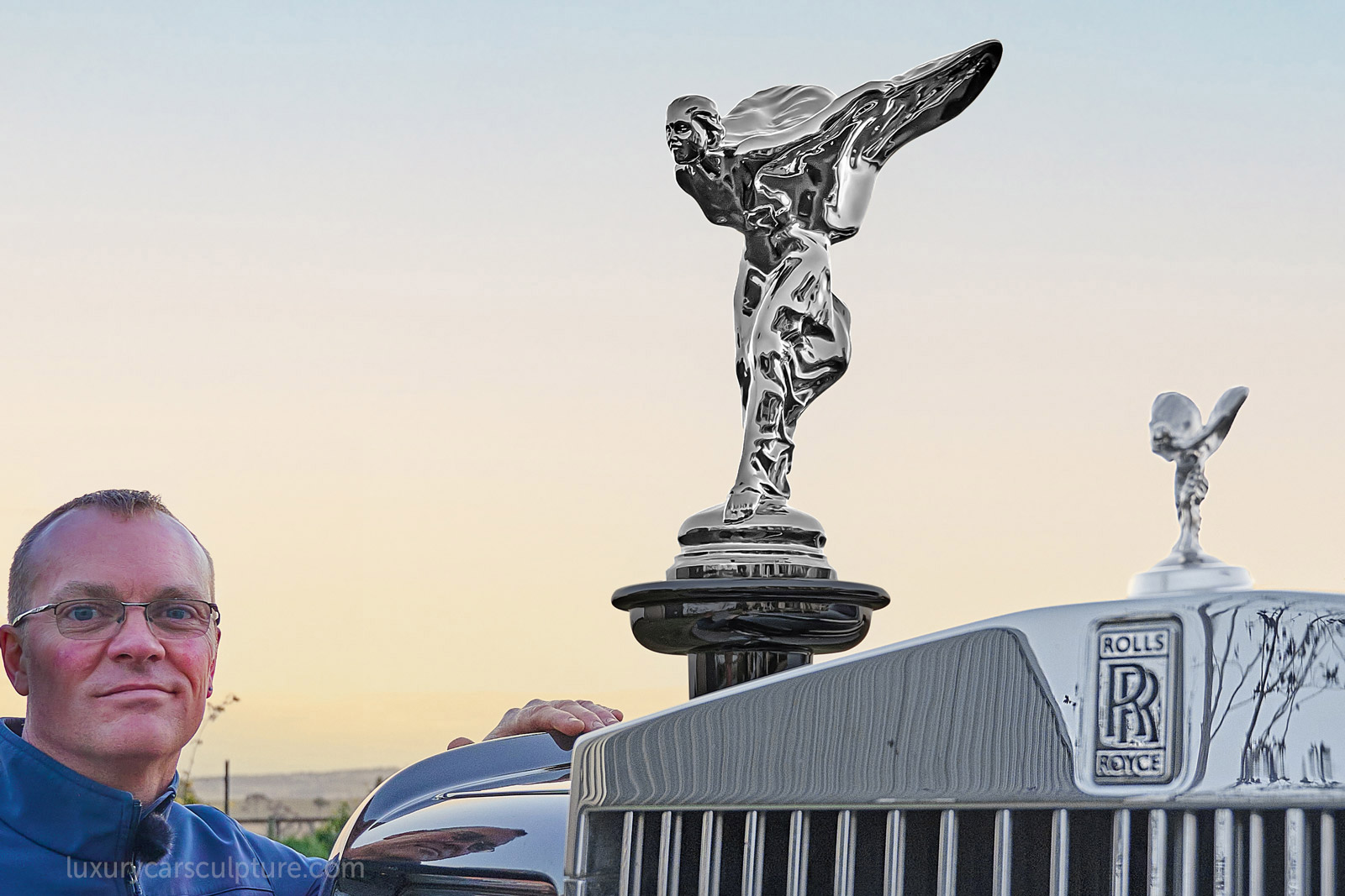 Get an Elegant Rolls Royce-Inspired Statue