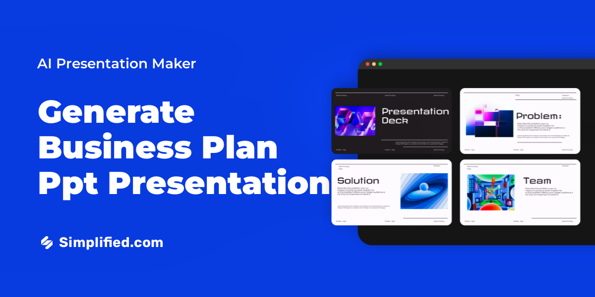 Personalized Templates for Business Plan Presentations