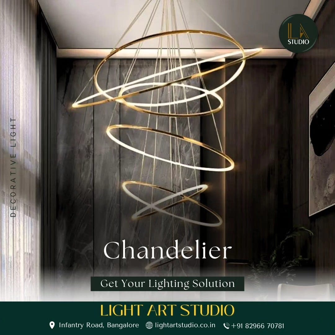 Light Art Studio: Bangalore’s Premier Destination for Exquisite Lighting Solutions | by Light Art Studio | Jun, 2024 | Medium