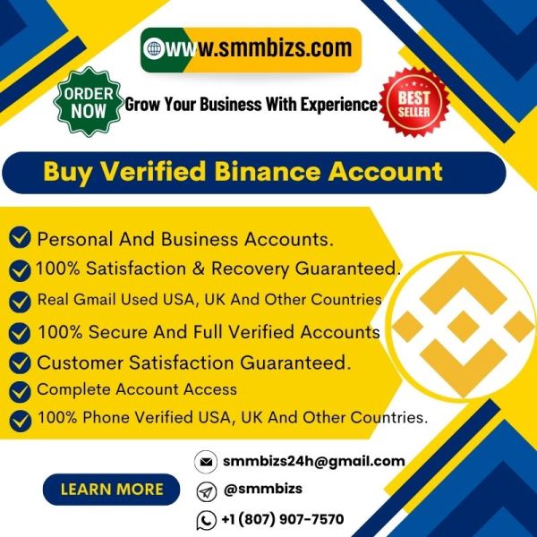 Buy Verified Binance Accounts - SMM BIZS is your Trusted Business Partner