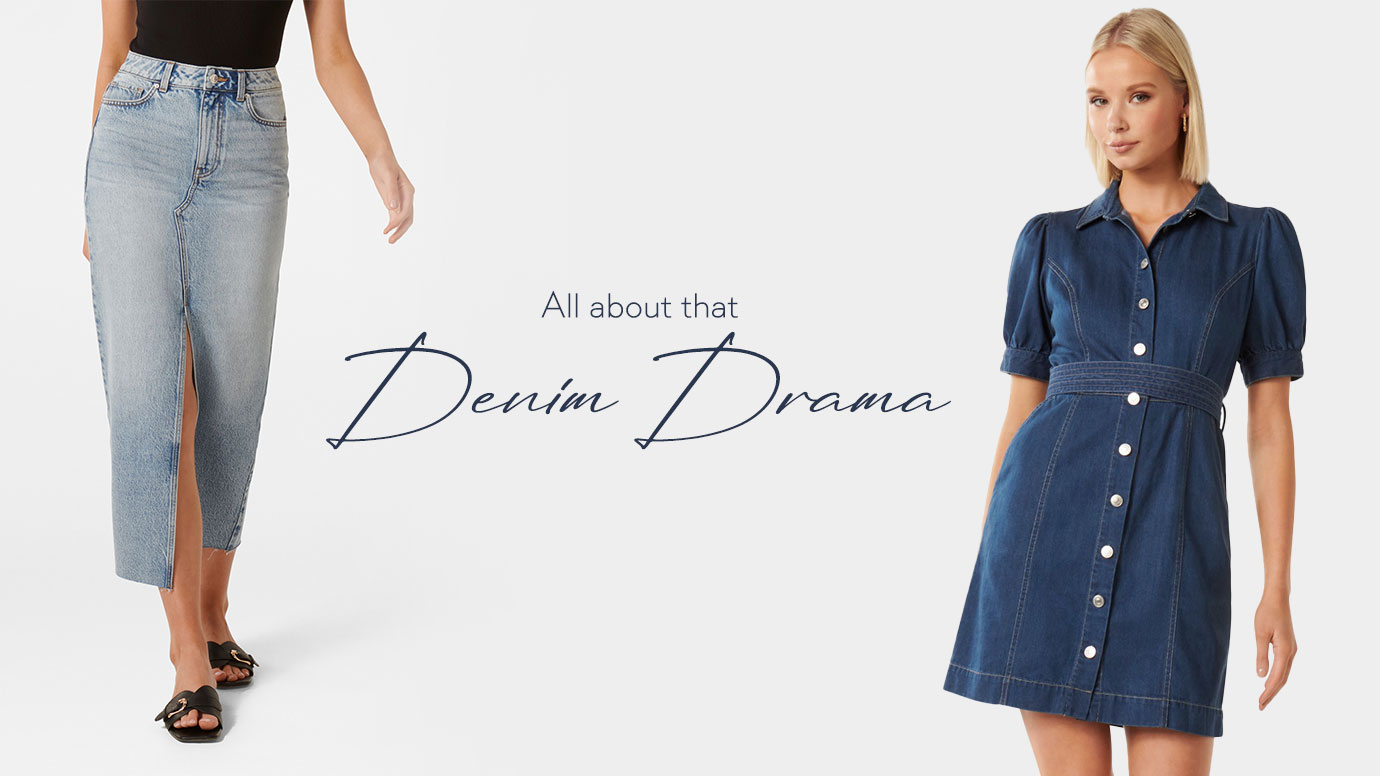 From Work to Play: Forever New's Versatile Denim Dress Collection