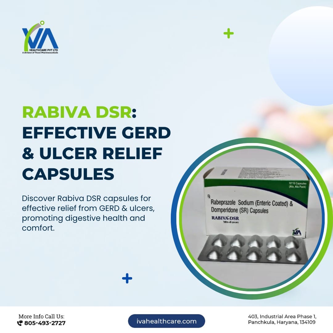 Rabiva DSR: Effective GERD & Ulcer Relief Capsules