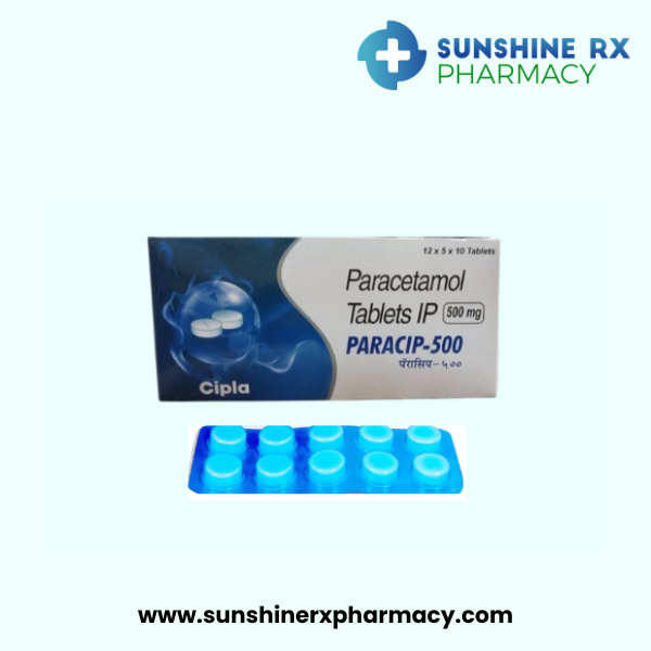 Relieve Pain & Fever with Paracip 500 mg | Purchase Online