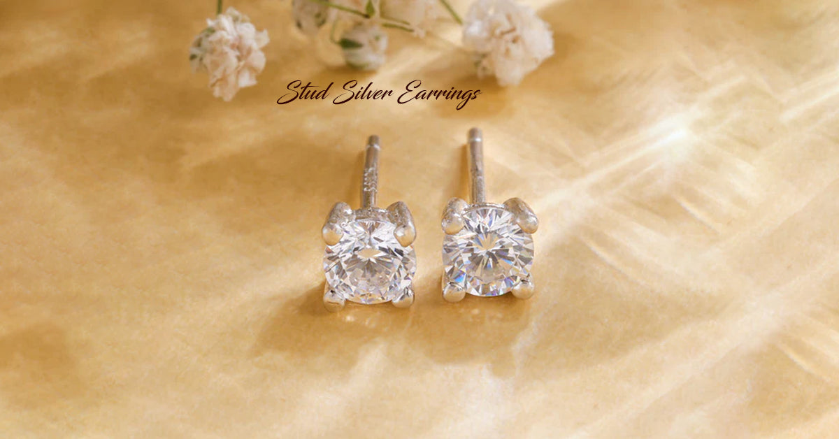 What Makes Stud Silver Earrings For Women Special? – DEESSA.co