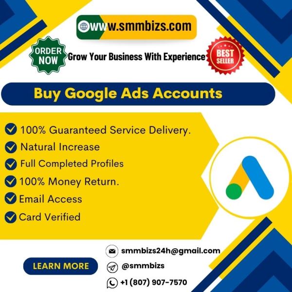 Buy Google Ads Account - SMM BIZS is your Trusted Business Partner
