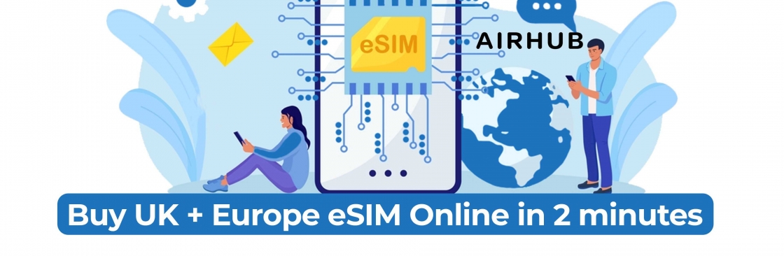 Airhub eSIM App UK Cover Image