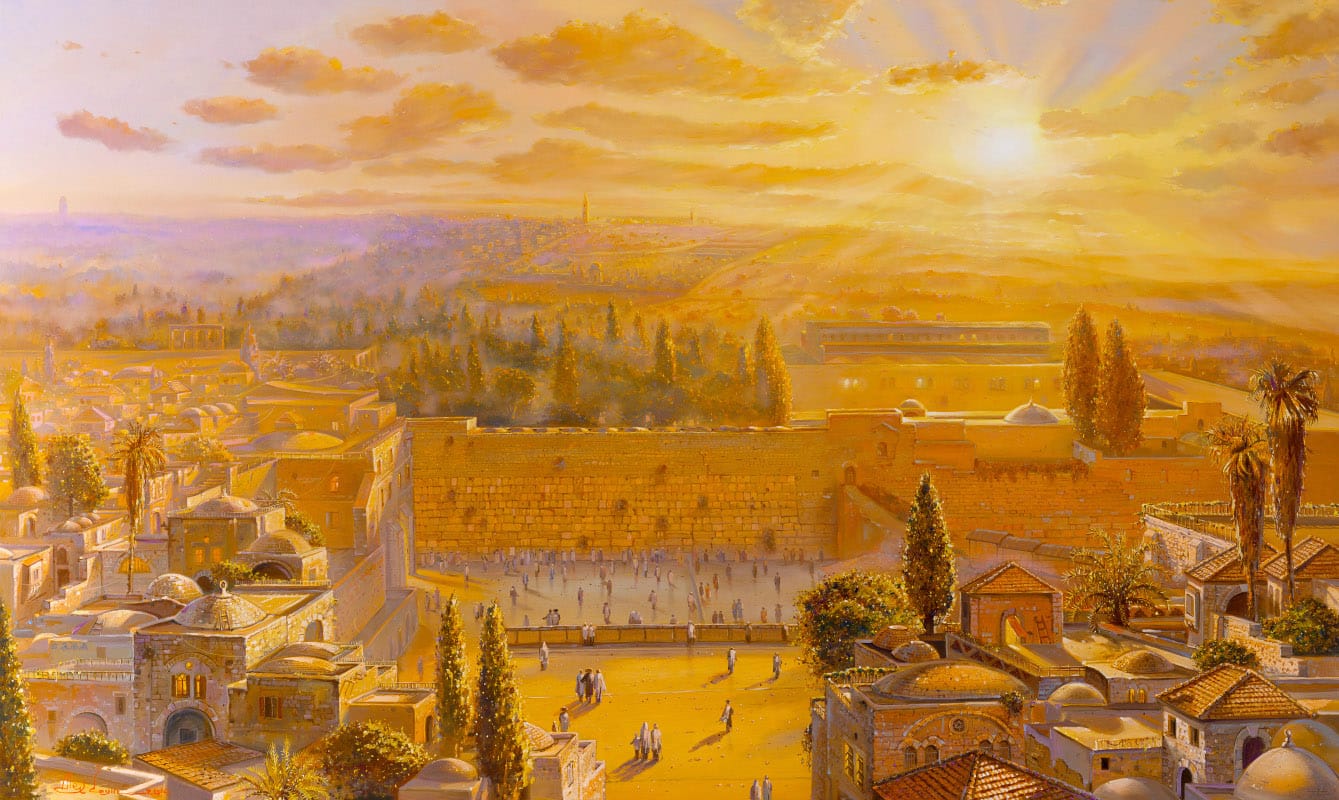 Jewish Art by Alex Levin: Jerusalem Paintings and Judaica