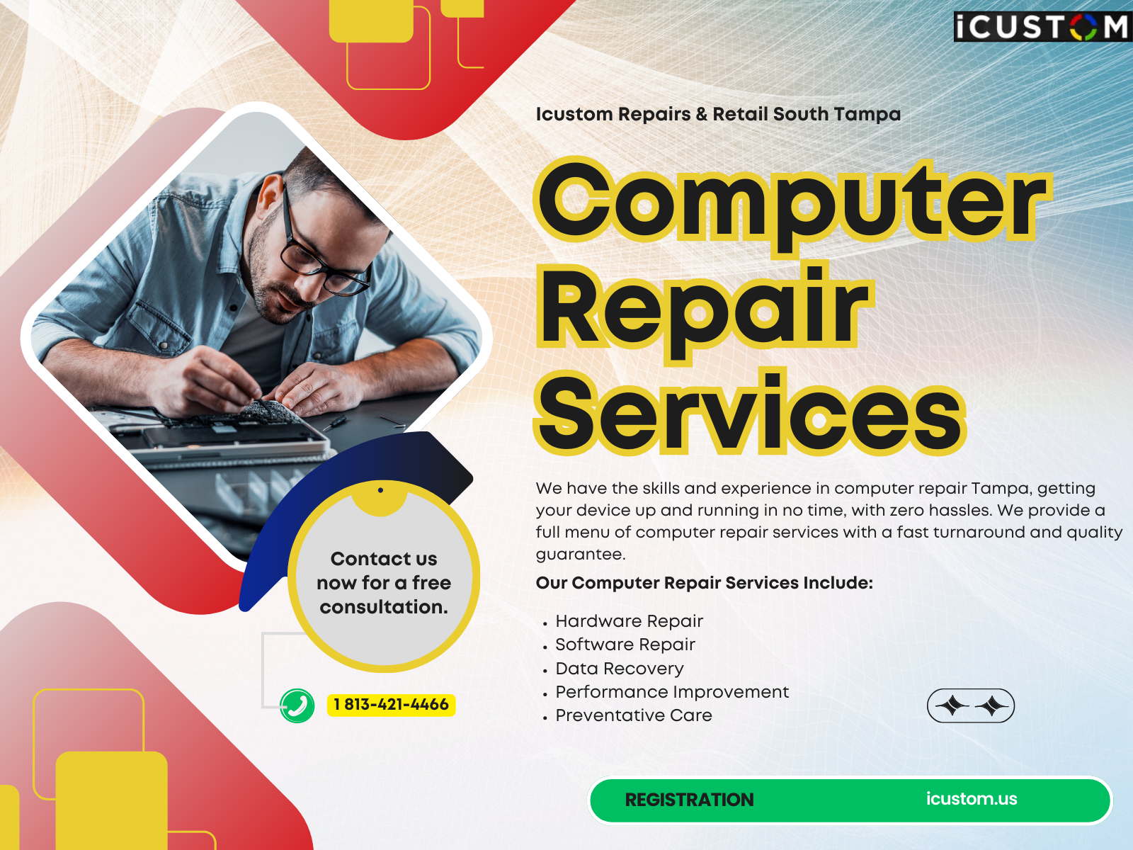 Icustom Repairs RETAIL Cover Image