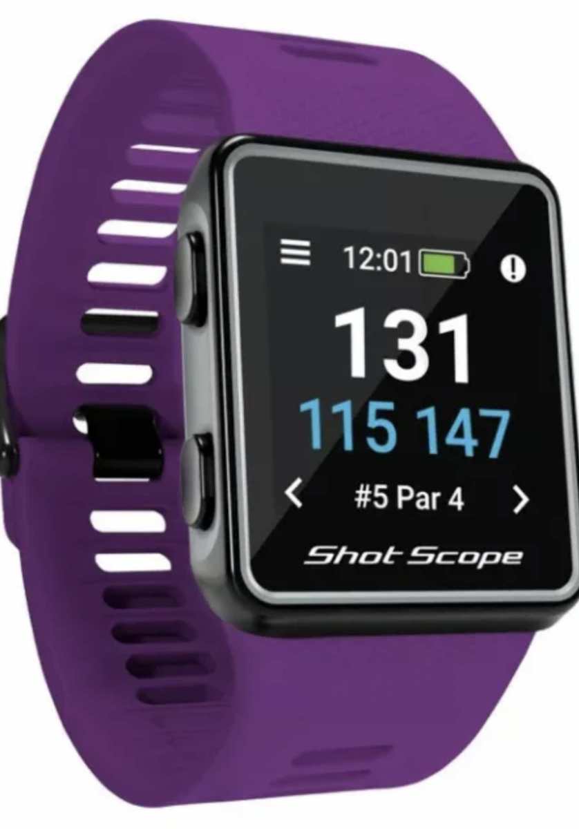 Shot Scope V3 GPS & Performance Tracking Watch - 38,000 Pre Loaded Courses - Women's Golf Clothing & Equipment | UK | Aim4Birdies
