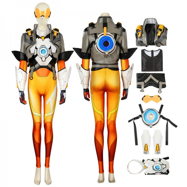 Tracer Costumes OW 2 Lena Oxton Cosplay Costume - Champion Cosplay