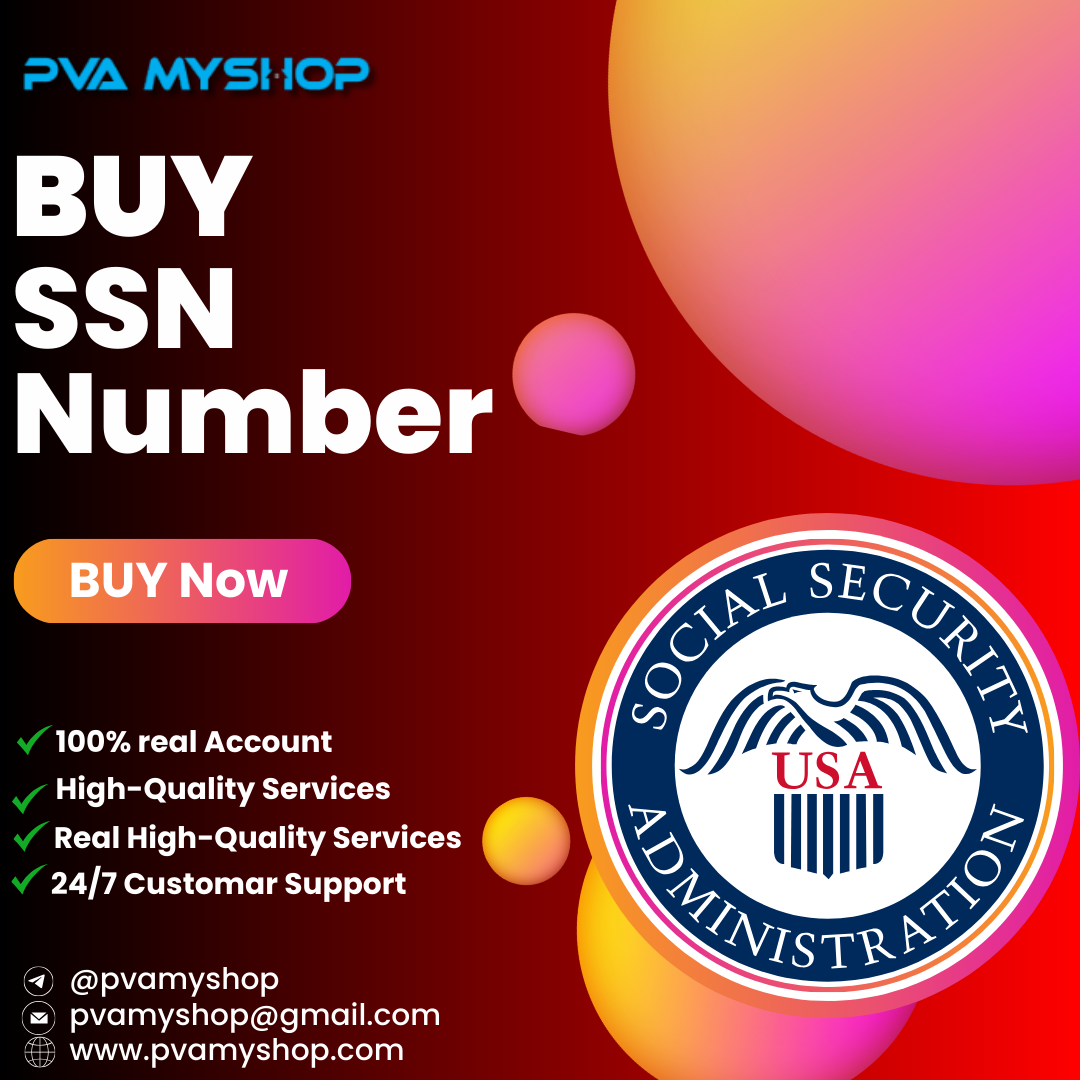 Buy SSN Number 100% USA Real and Active (SSN) 2024