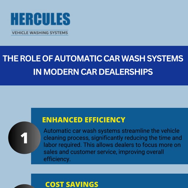 The Role of Automatic Car Wash Systems in Modern Car Dealerships | PDF