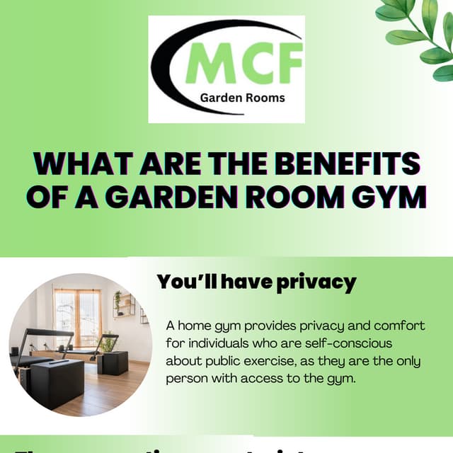 What Are The Benefits Of A Garden Room Gym