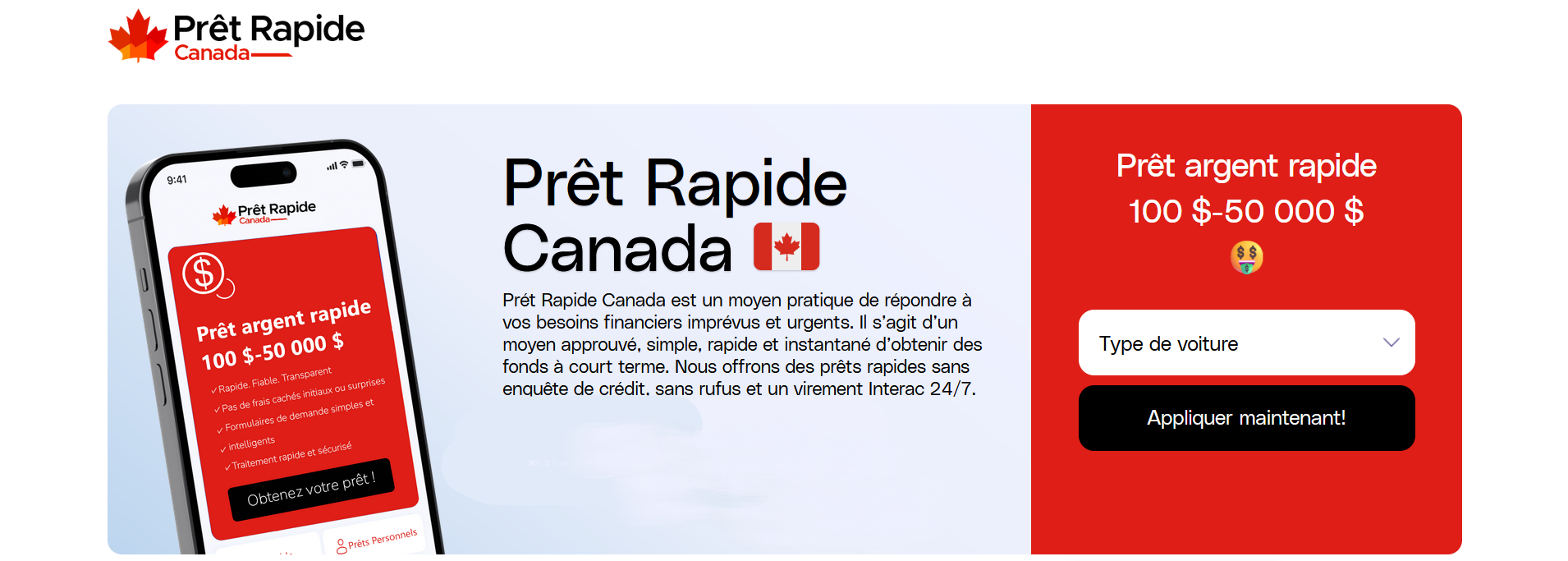 Prêt Rapide Canada Cover Image