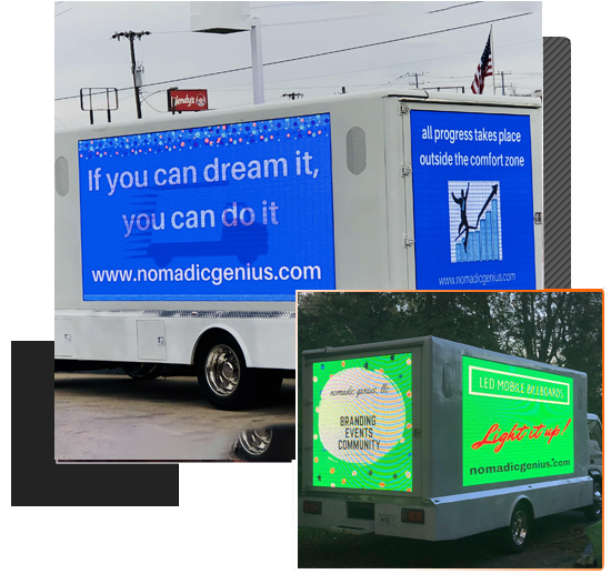 Digital Out-of-Home (OOH) Media & Advertising Solutions in Nashville- NomADic Genius