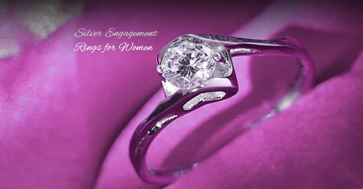 Say "I do" with Silver Engagement Rings for Women – DEESSA.co