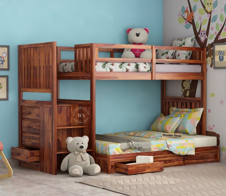Buy Bunk Bed for Kids & Adults Online at Best Price | Woodenstreet