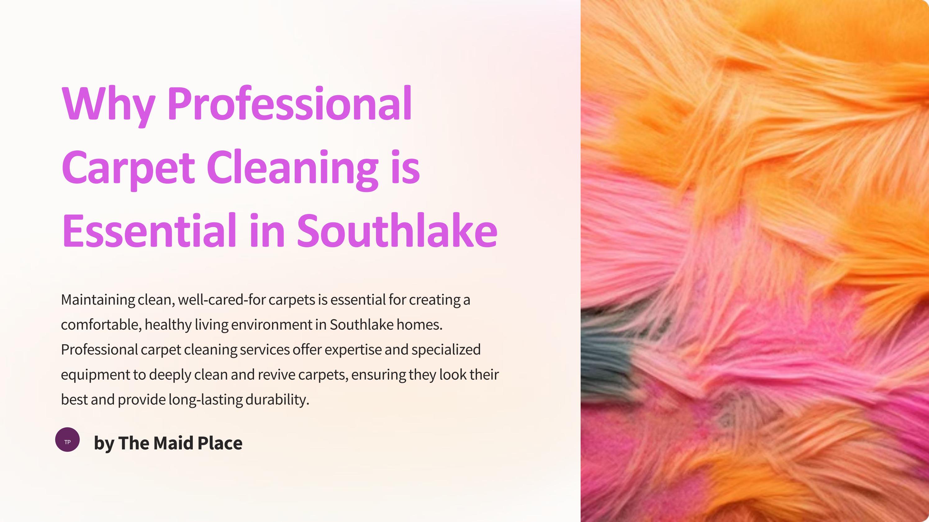 Why Professional Carpet Cleaning is Essential in Southlake