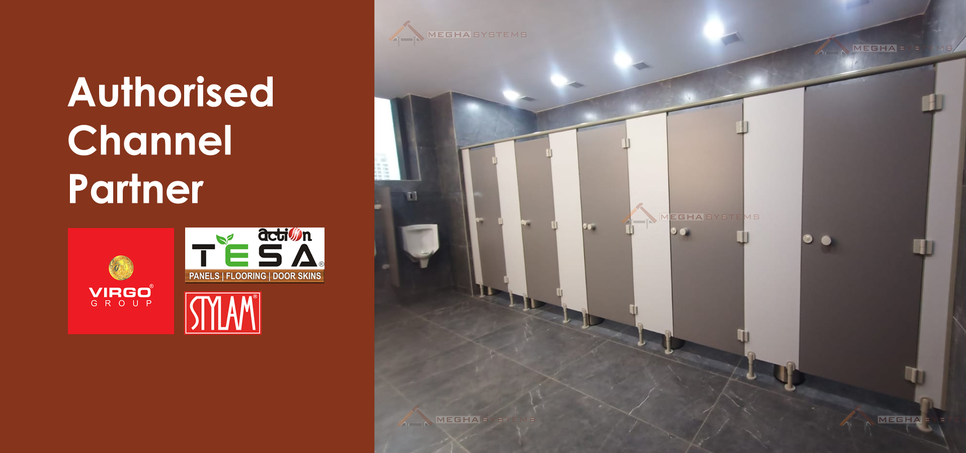 Toilet Cubicle Manufacturers in Ghaziabad - Megha Systems