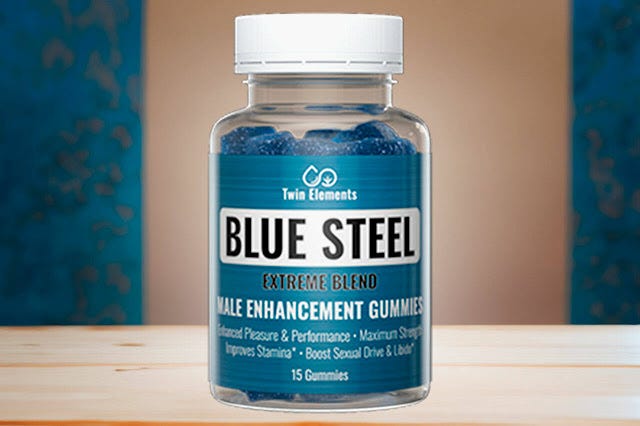 Blue Steel Male Enhancement Gummies Reviews Improve Sexual Power On Bed To Satisfy Your Partner! - Blue Steel Male Enhancement Gummies - Medium