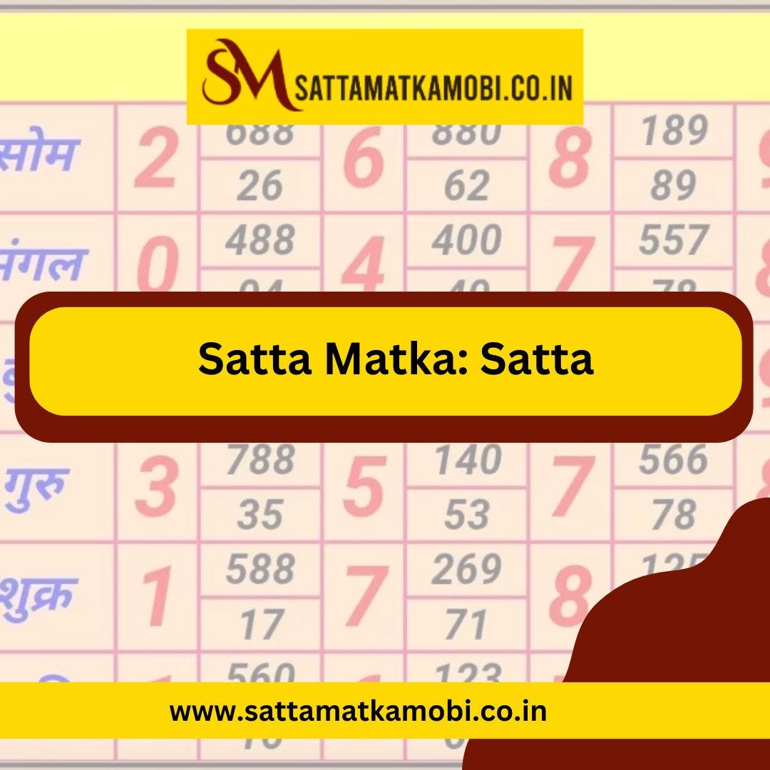 Satta Matka: An Overview of this game by sattamatkamobi | by sattamatkkaa | Jul, 2024 | Medium