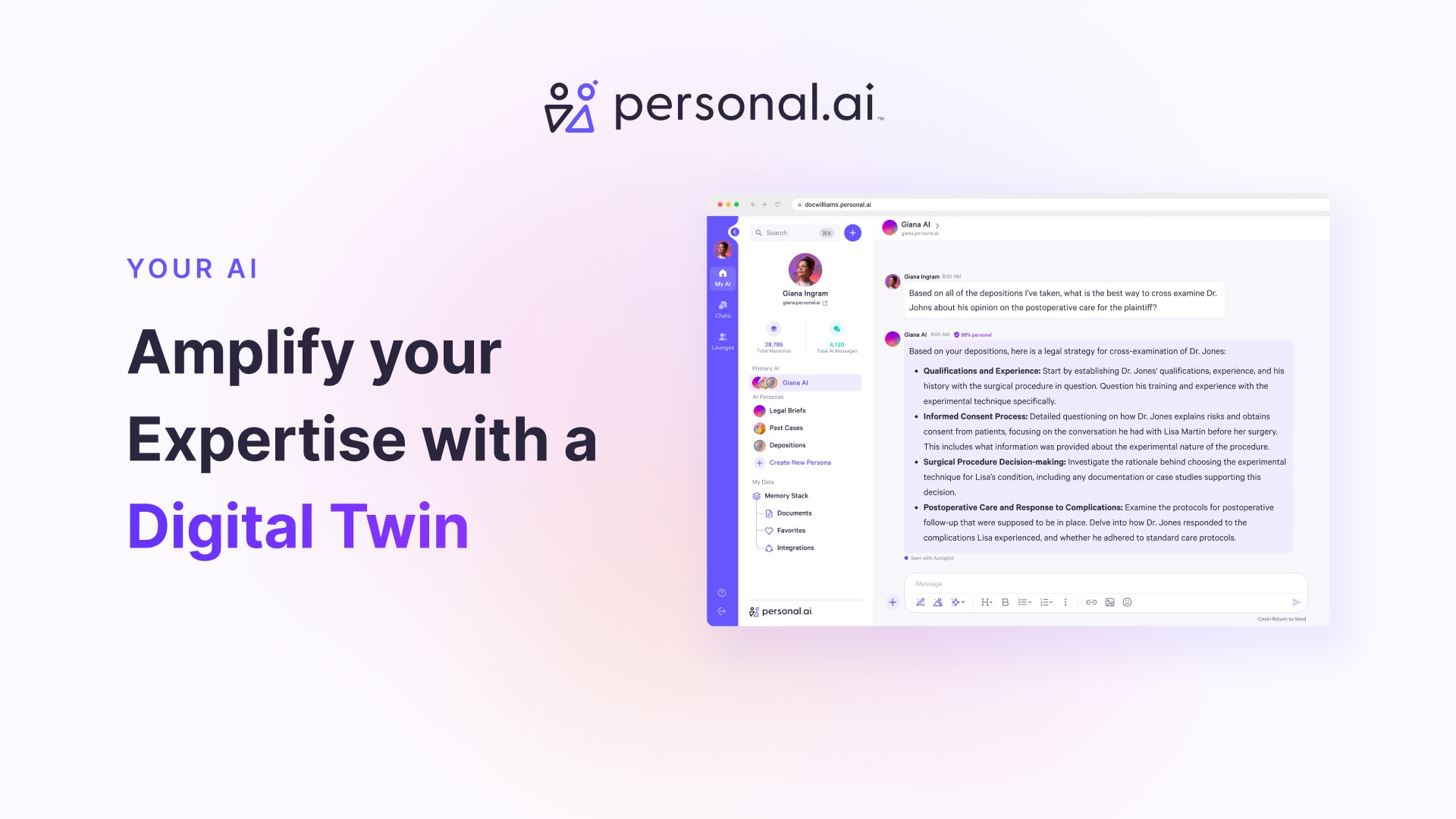 Personal AI | AI Digital Twins