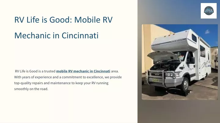 PPT - Discover the best Mobile RV Mechanic in Cincinnati for your RV repair PowerPoint Presentation - ID:13465646