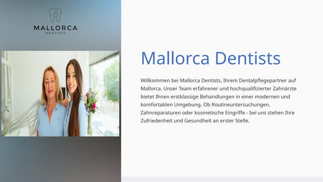 Zahnarzt Palma de Mallorca - Ihr Lächeln in besten Händen bei Mallorca Dentists | PPT