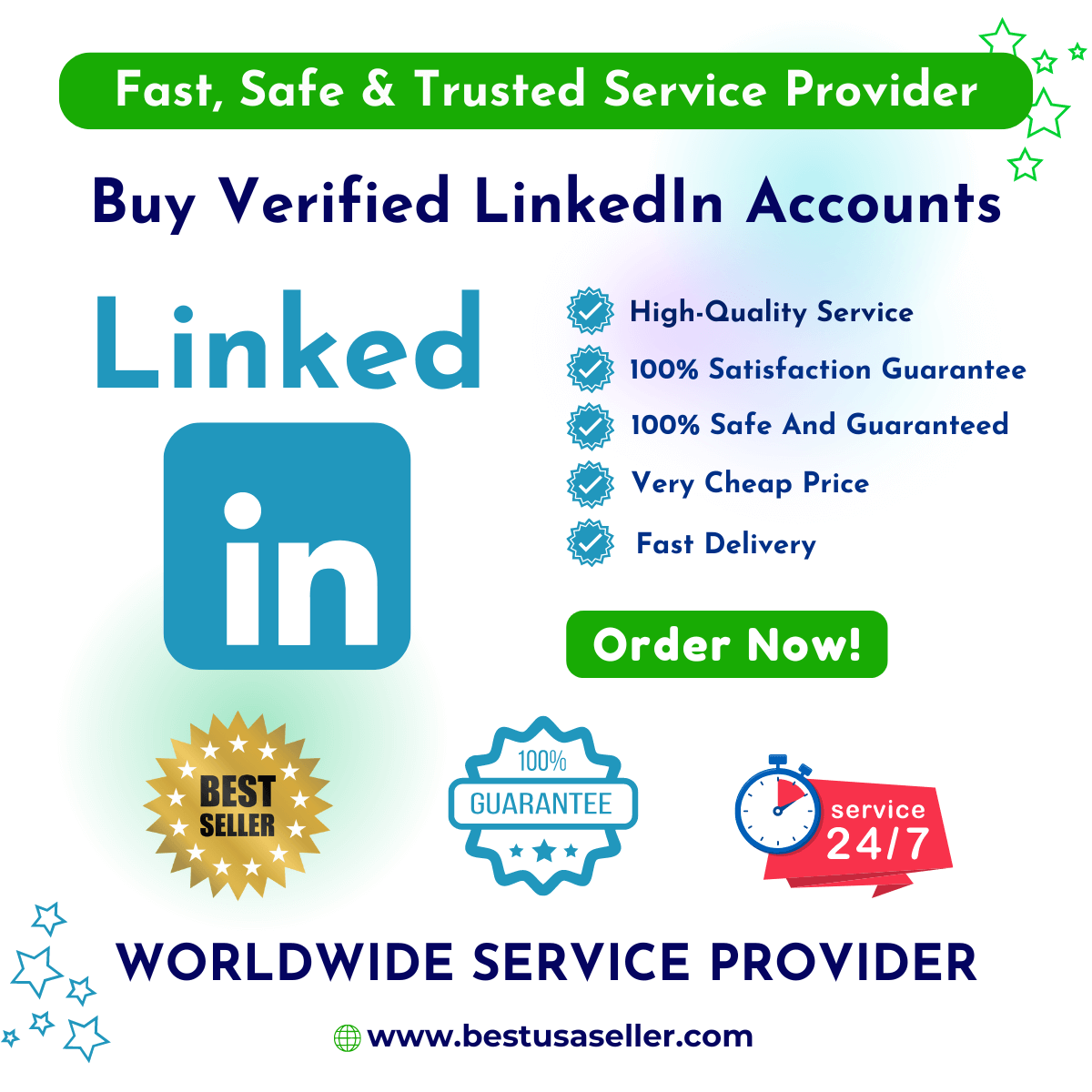 Buy Verified LinkedIn Accounts - with 500+ Connections 2024