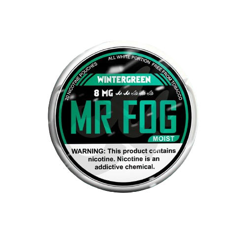 Mr. Fog Moist Cool Mint Nicotine Pouches - 8mg | 20ct - 5pk