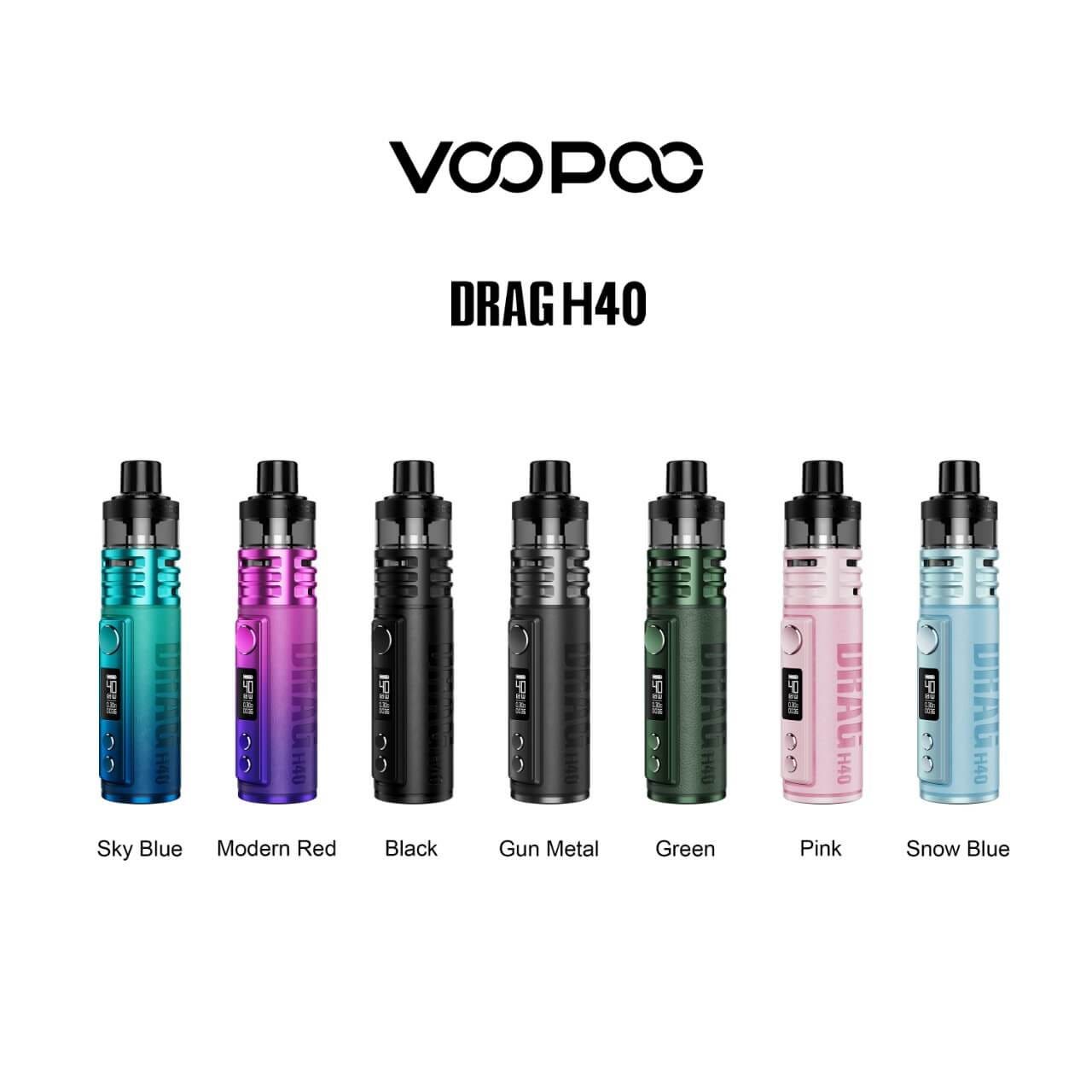 ﻿﻿Stay Vaping Longer with VOOPOO DRAG H40 and PnP Coil & Tank