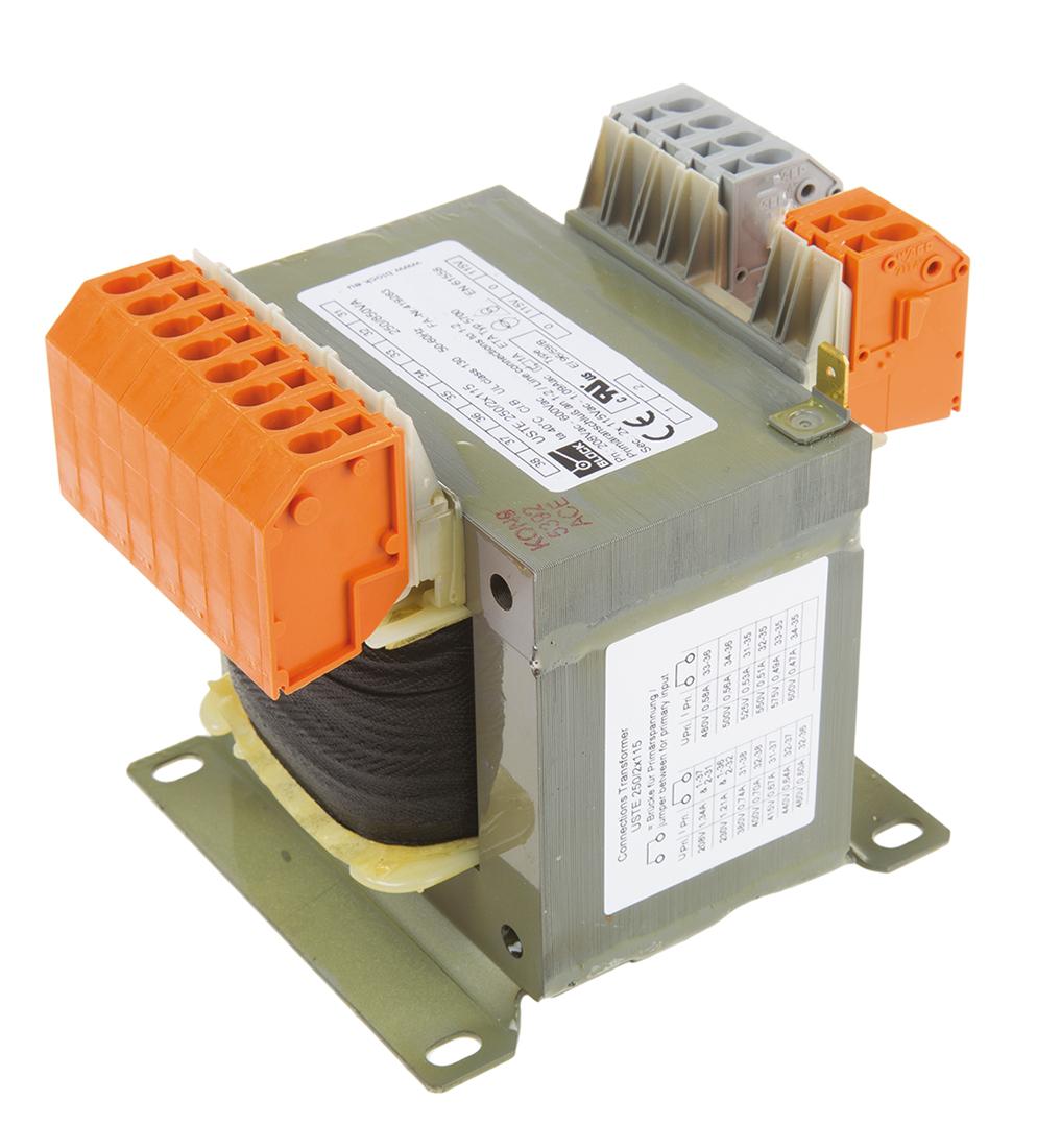 Block | USTE250/2X115 | ET14112372 | Transformer | Panel Mount | DIN Rail | Enrgtech LTD