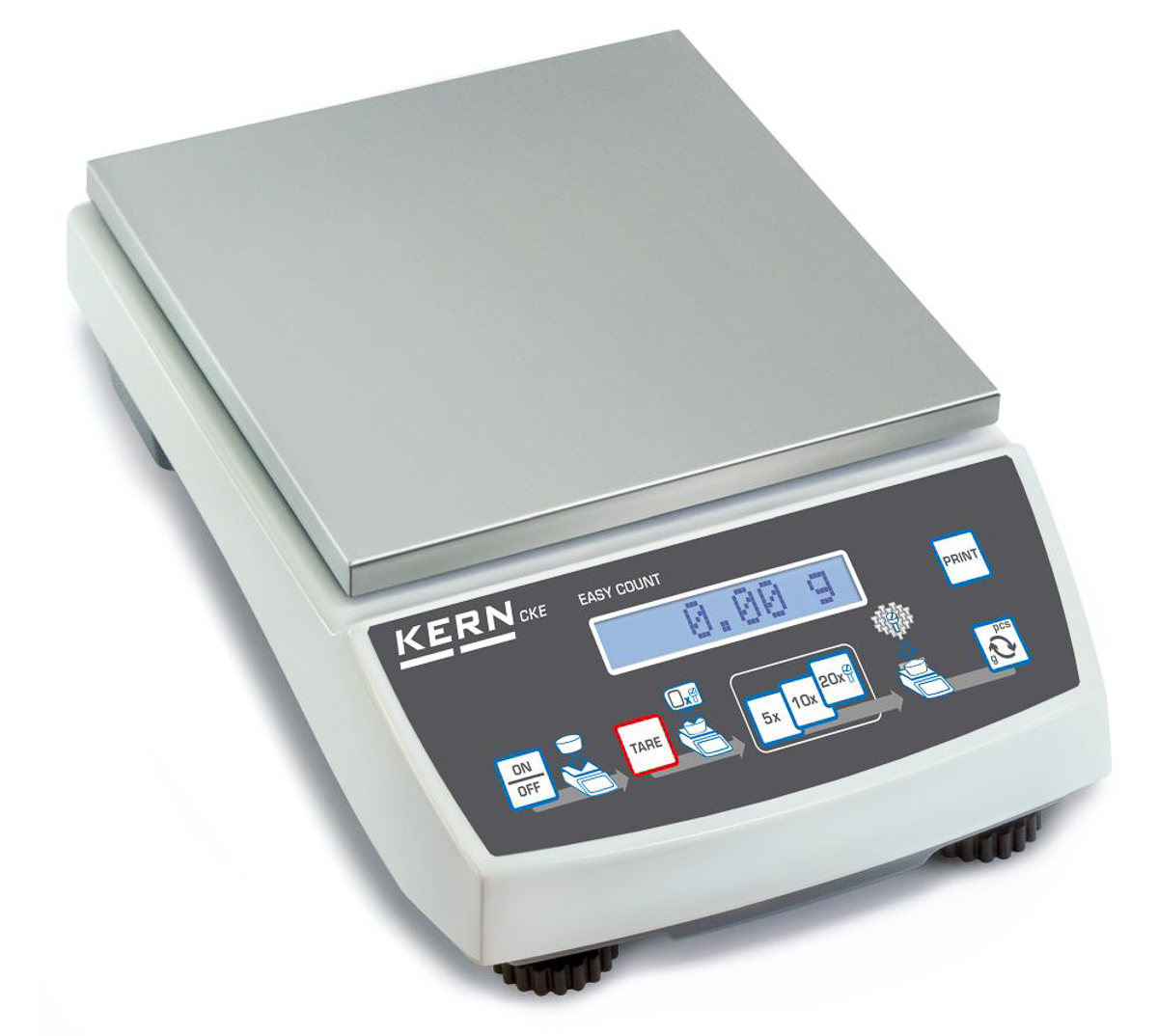 Kern | CKE 3600-2 | ET14139954 | 3.6kg Capacity Type C Electronic Scales | European Plug | British 3-pin | Enrgtech LTD