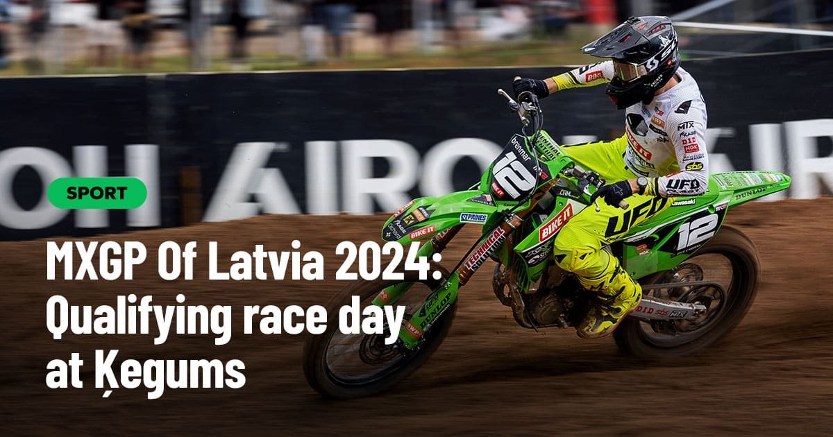 MXGP Of Latvia 2024: Qualifying race day at Ķegums