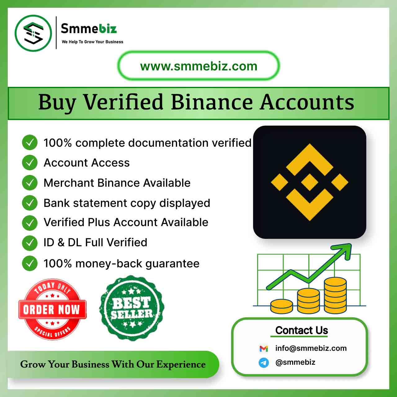 Buy Verified Binance Account - Smme Biz