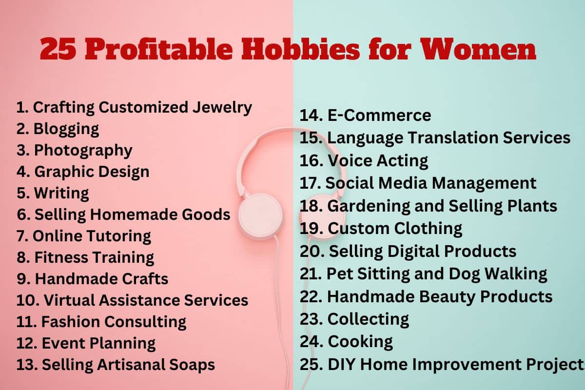 25 Profitable Hobbies for Women | Fun Ways to Make Money