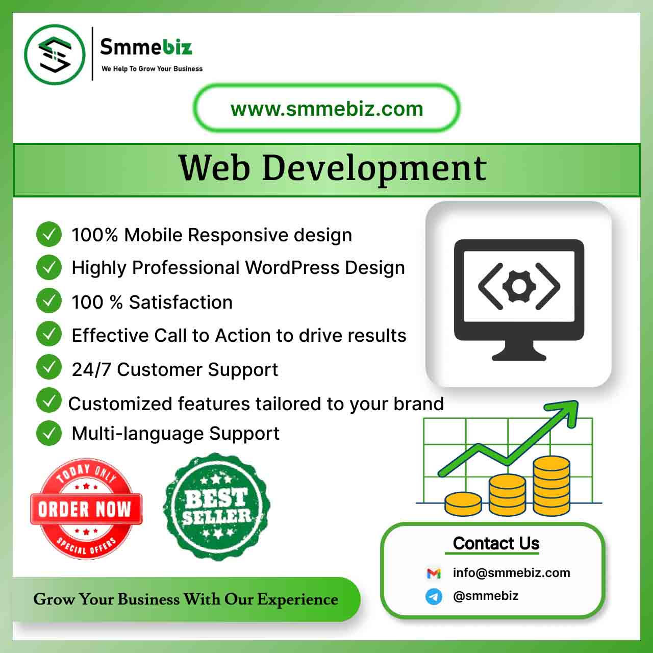 Buy Web Design and Development Services - Smme Biz